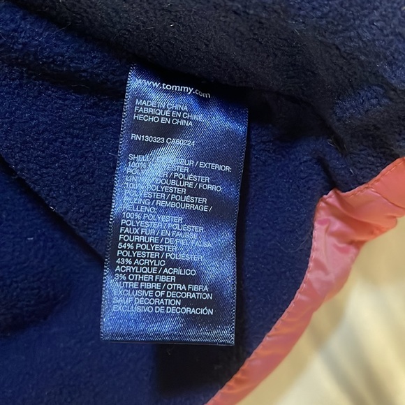 Tommy Hilfiger Baby Girls Long Puffer with Faux Fur Hood - Picture 7 of 12